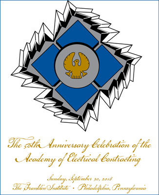 Program Cover for the 50th Annual Celebration of the Academy of Electrical Contracting
