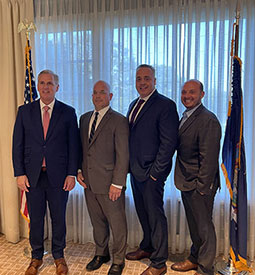 Rep. Andrew Garbarino with Long Island Chapter NECA
