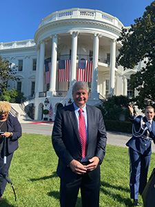 Photo of David Long at the White House attending the signing of the CHIPS and Science Act into law.