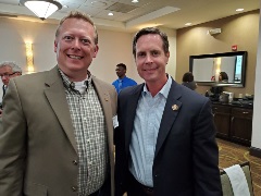 190822 Illinois Chapter with Rep. Rodney Davis