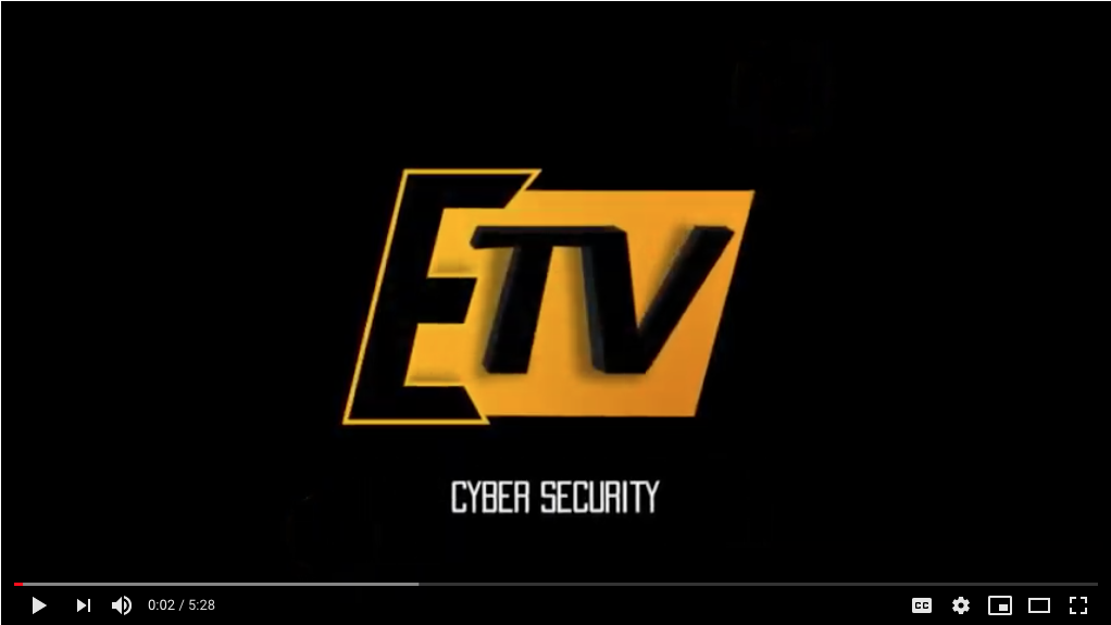 ETV Cyber Security ETV Cyber Security