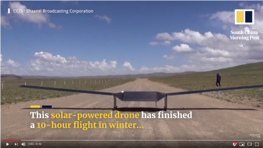 solar drone video