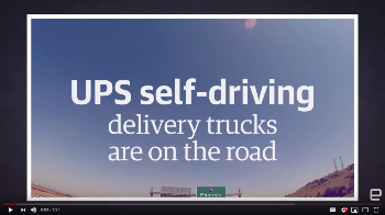 UPS self driving youtube
