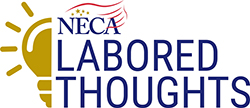 Logo for the Labored Thoughts podcast