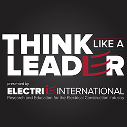 Logo for Think Like a Leader podcast