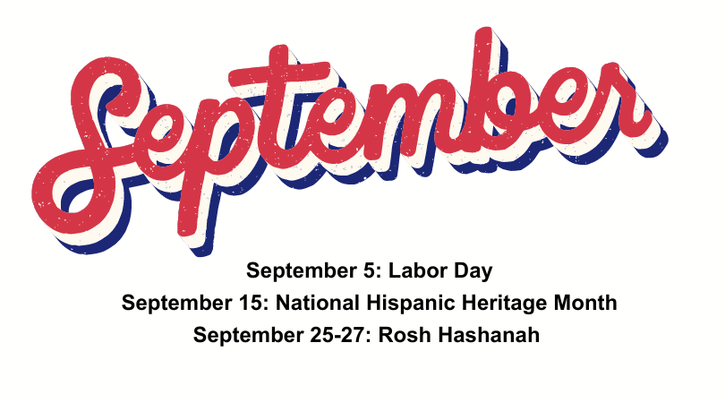 Important Dates for September