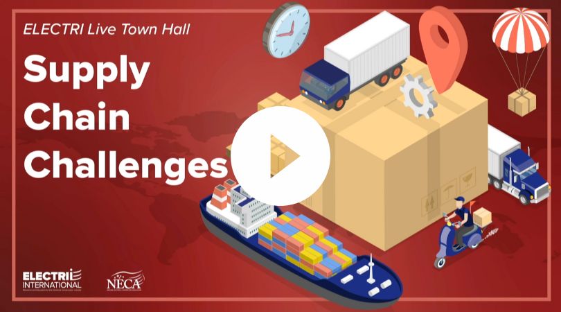 ELECTRI Town Hall on Supply Chain Challenges