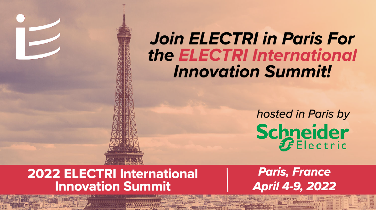Join the ELECTRI Innovation Summit in Paris
