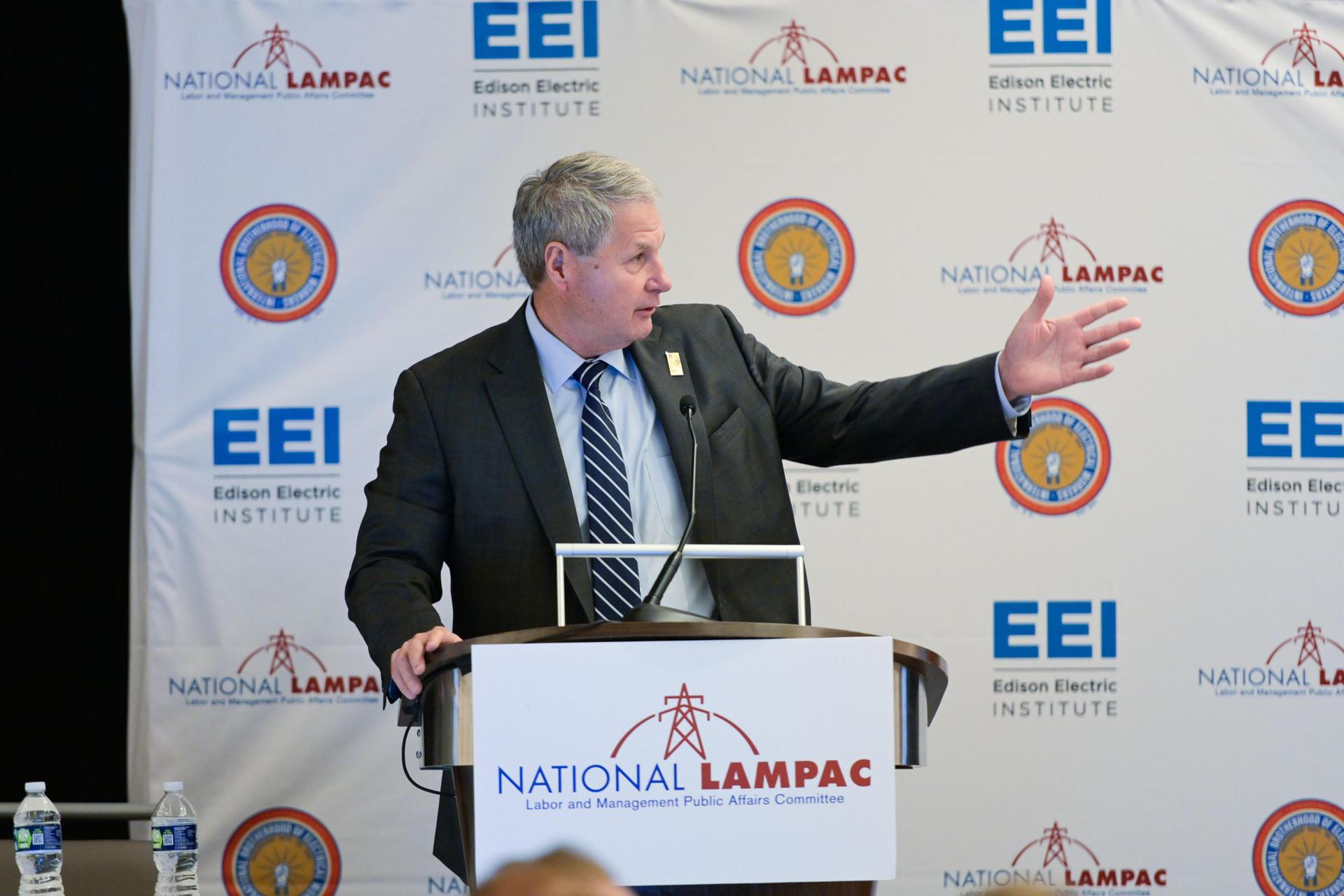 NECA CEO Speaks at 2022 National LAMPAC Conference