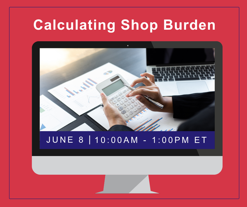Virtual Classroom - Calculating Shop Burden