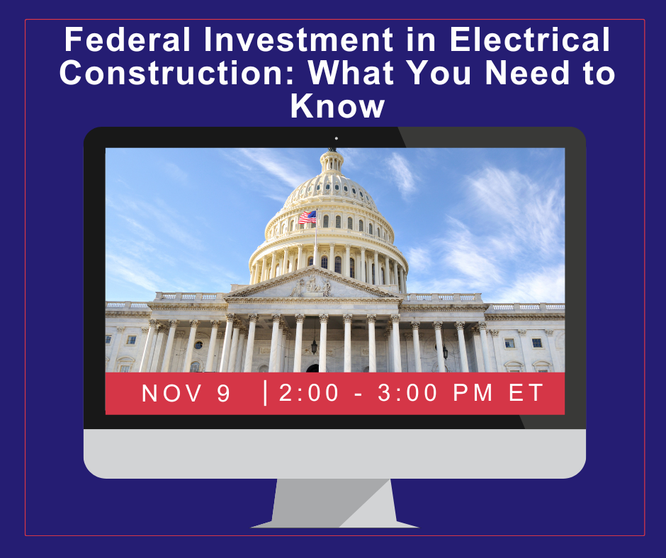 Webinars - Federal Investment in Electrical Construction