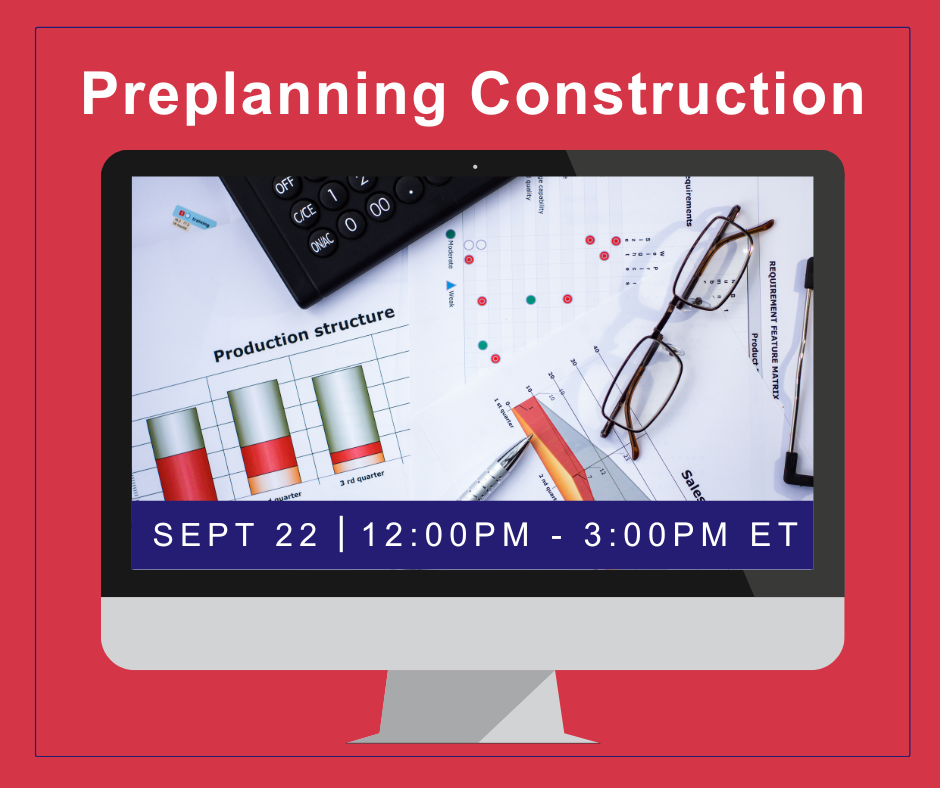 Virtual Classroom - Preplanning Construction 