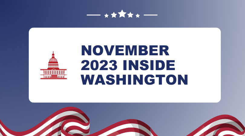 November 2023 Government Affairs Recap Graphic