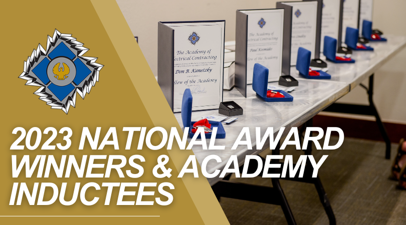 NECA Announces the 2023 National Award Winners + Academy Inductees