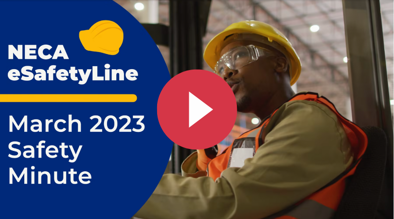 NECA eSafetyline March Safety Minute
