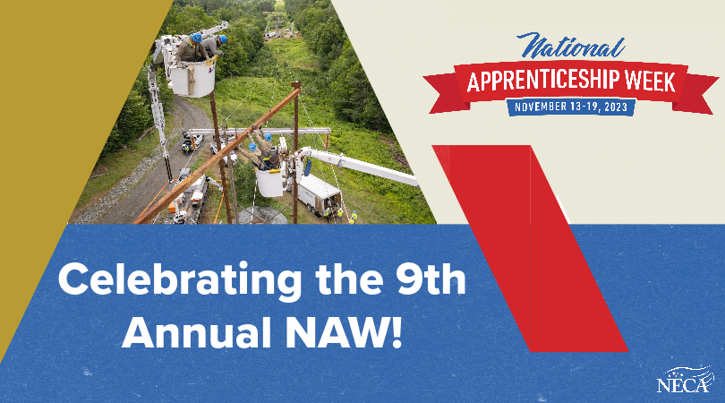 NECA Celebrates the 9th National Apprenticeship Week