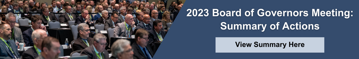 2023 Board of Governors Meeting Summary of Actions