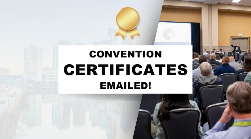 NECA Convention Certificates Emailed