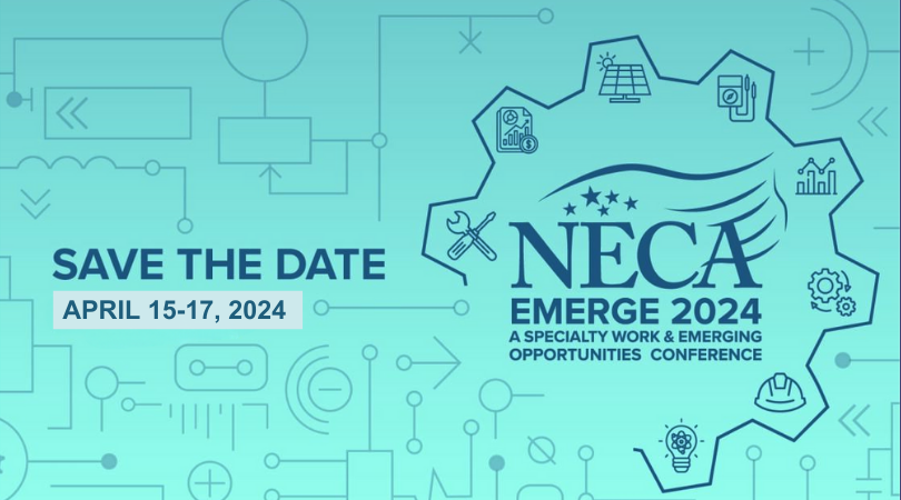 NECA EMERGE in April 2024