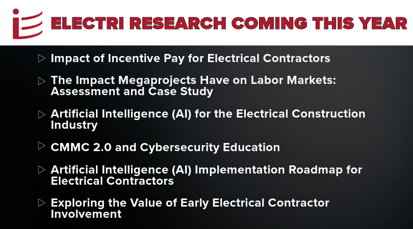 ELECTRI Funds 6 New Research Projects