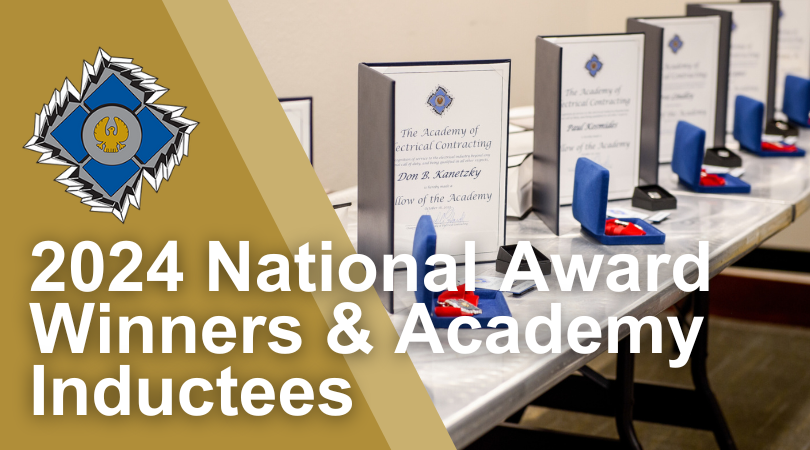 NECA Announces 2024 National Award Winners & New Academy Inductees