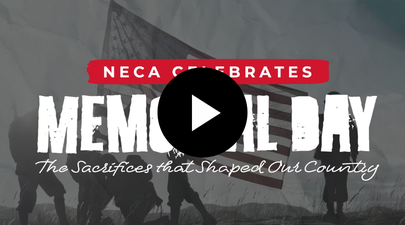 NECA Celebrates Memorial Day