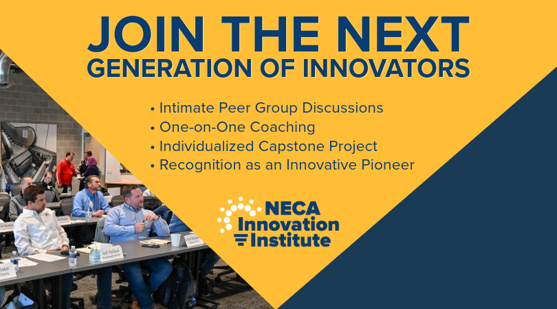Apply to the Innovation Institute | NECA This Week