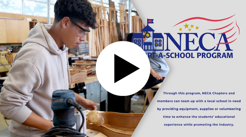 NECA Video Thumbnail | Adopt-a-School Program