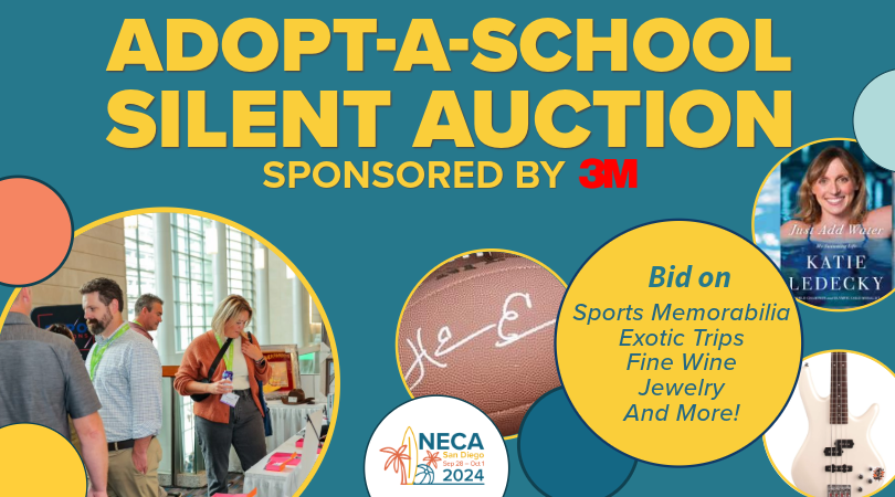 Participate in NECA's Silent Auction Benefitting San Diego Schools