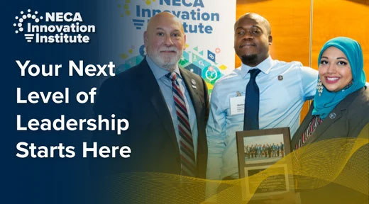 Join the NECA Innovation Institute | Graphic
