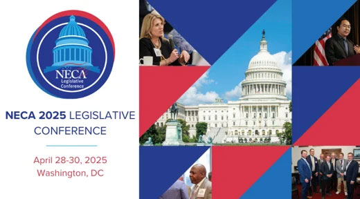 NECA | Legislative Conference 2025 promo graphic