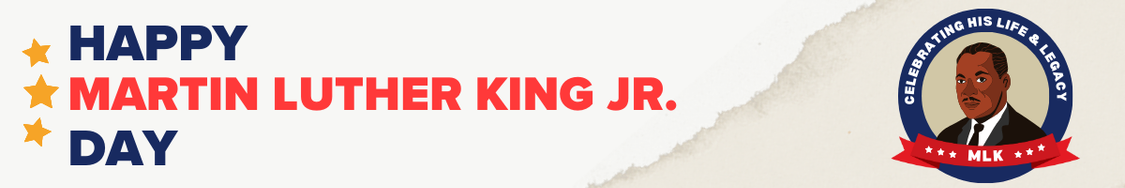 Martin Luther King Jr. Day Banner