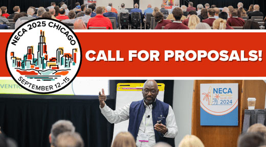NECA 2025 Chicago Call for Proposals Inforgraphic