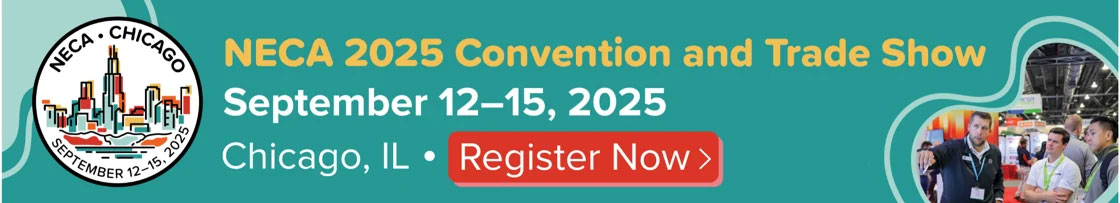 NECA Chicago 2025 Promotional Banner | Click to Register Now