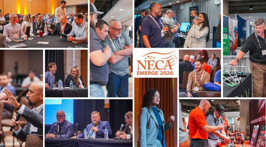 NECA EMERGE conference recap collage