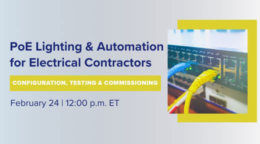 PoE Lighting & Automation for Electrical Contractors