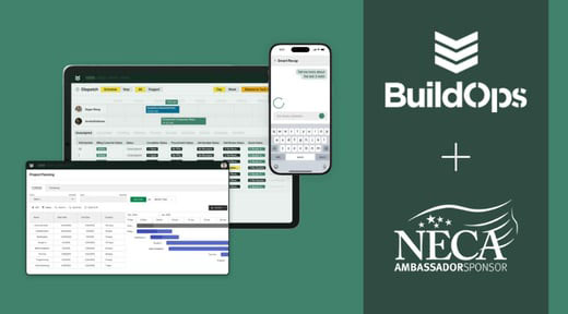 BuildOps New NECA Ambassador Sponsor