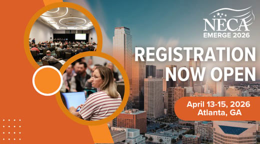 NECA EMERGE 2026 Registration Opens