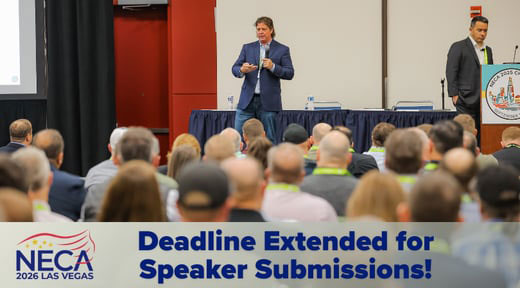 Deadline Extended for Speakers | NECA Las Vegas 2026