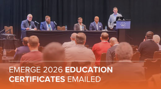 EMERGE 2026 Education Certificates Emailed