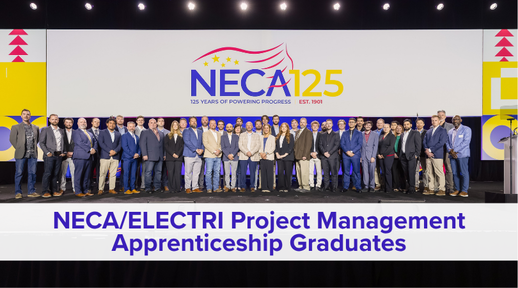 NECA/ELECTRI Project Management Apprenticeship Graduates