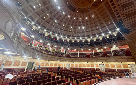 NECA PEA Winner 2024 | Carnegie Music Hall Lighting Project