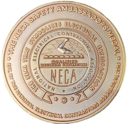 NECA Safety Ambassadors Medal