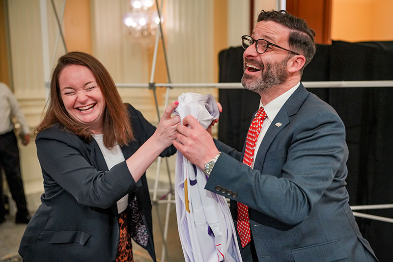 NECA Staff - Emily Palm and Seth Guidry