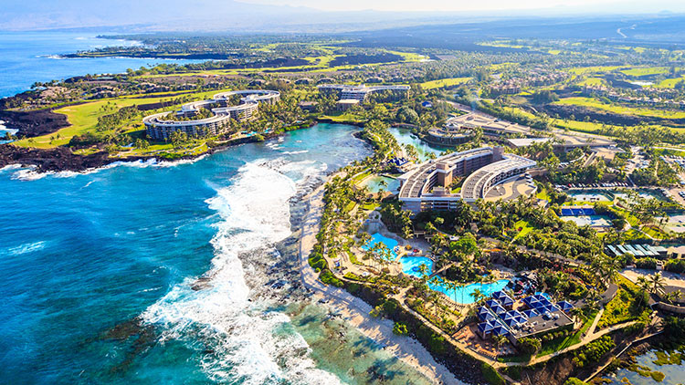 Hilton Waikoloa Village Resort | Overhead Photo
