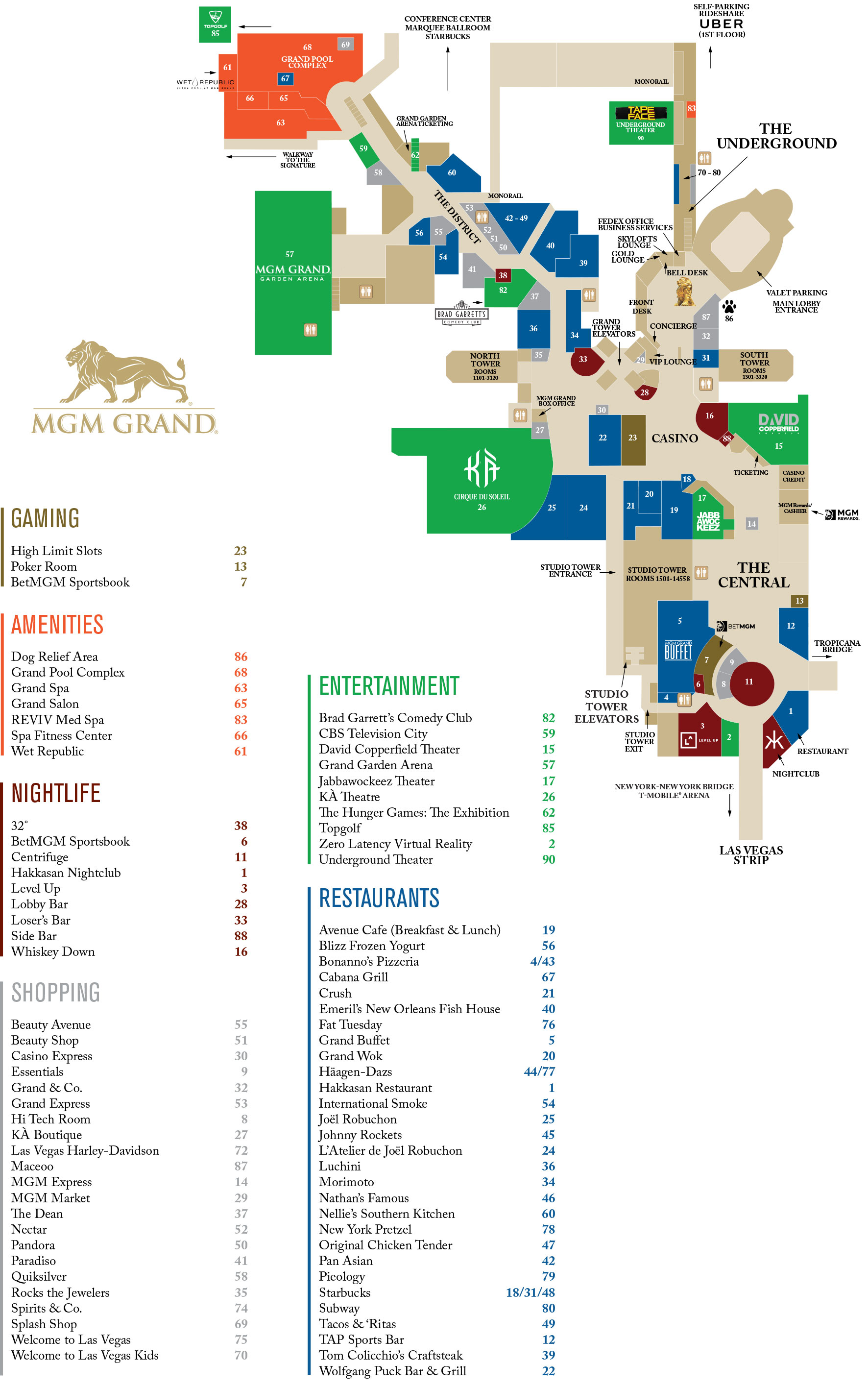 Conference Maps NECA EMERGE 2024 - Emerge2024 Mgmgrand Map